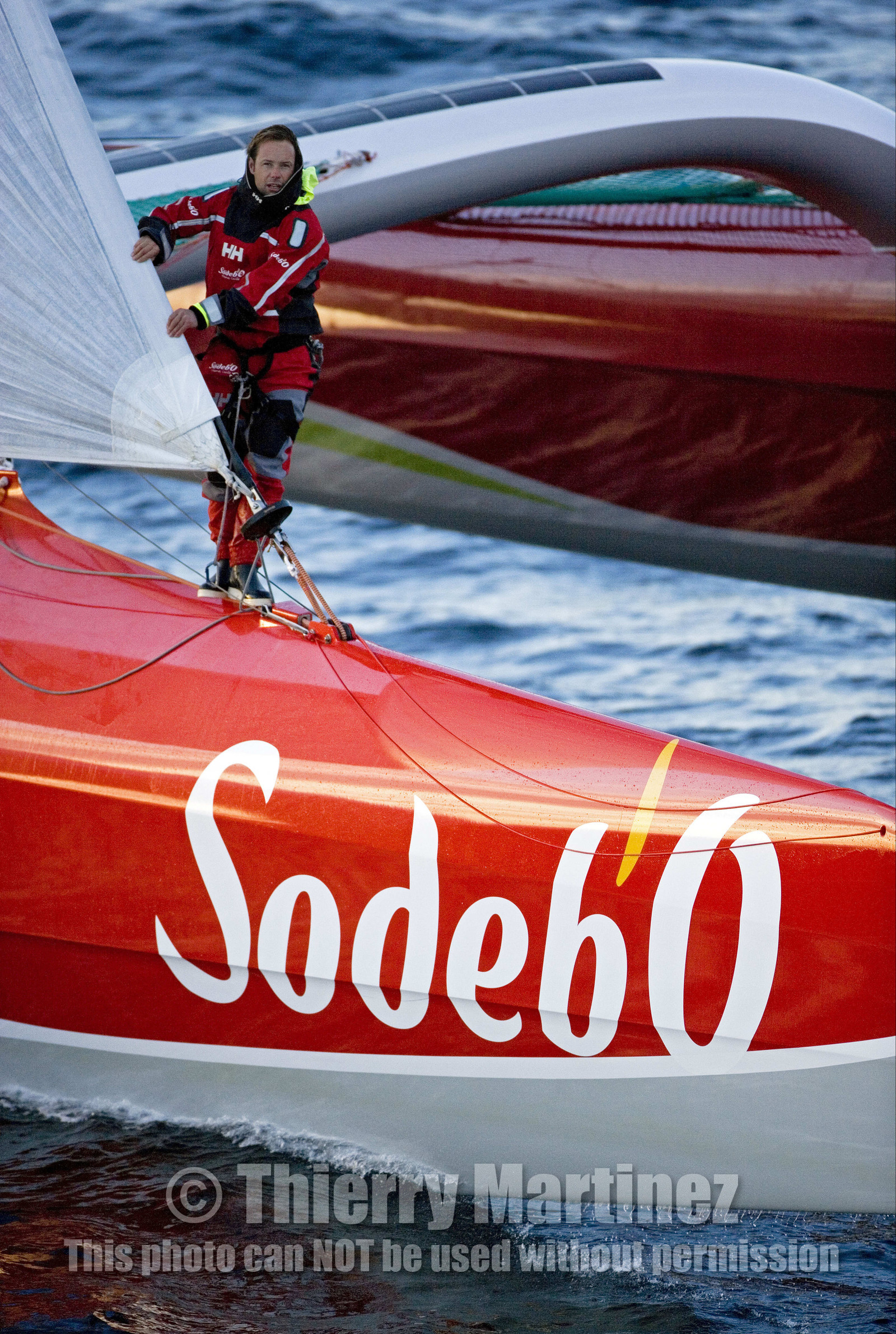 Thomas Coville- Maxi Trimaran SODEB'O - NOV 2007