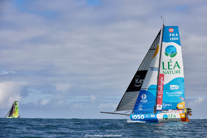 23_22146   © Thierry Martinez. LES SABLES D'OLONNE, 85 - FRANCE 25 septembre 2023.Départ MINI TRANSAT 2023. Départ du Dimanche 24 septembre retardé au Lundi 25 Sept .Les Sables d’Olonne (FRA)    Santa Cruz de la Palma ( Canaries)    St François ( Guadeloupe): 4050 NM.