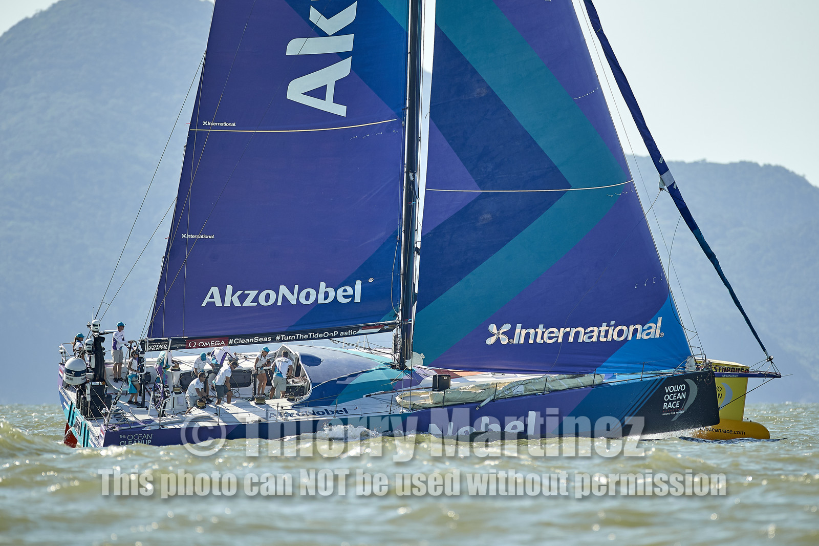 team AkzoNobel  in Volvo Ocean Race 2017-18.