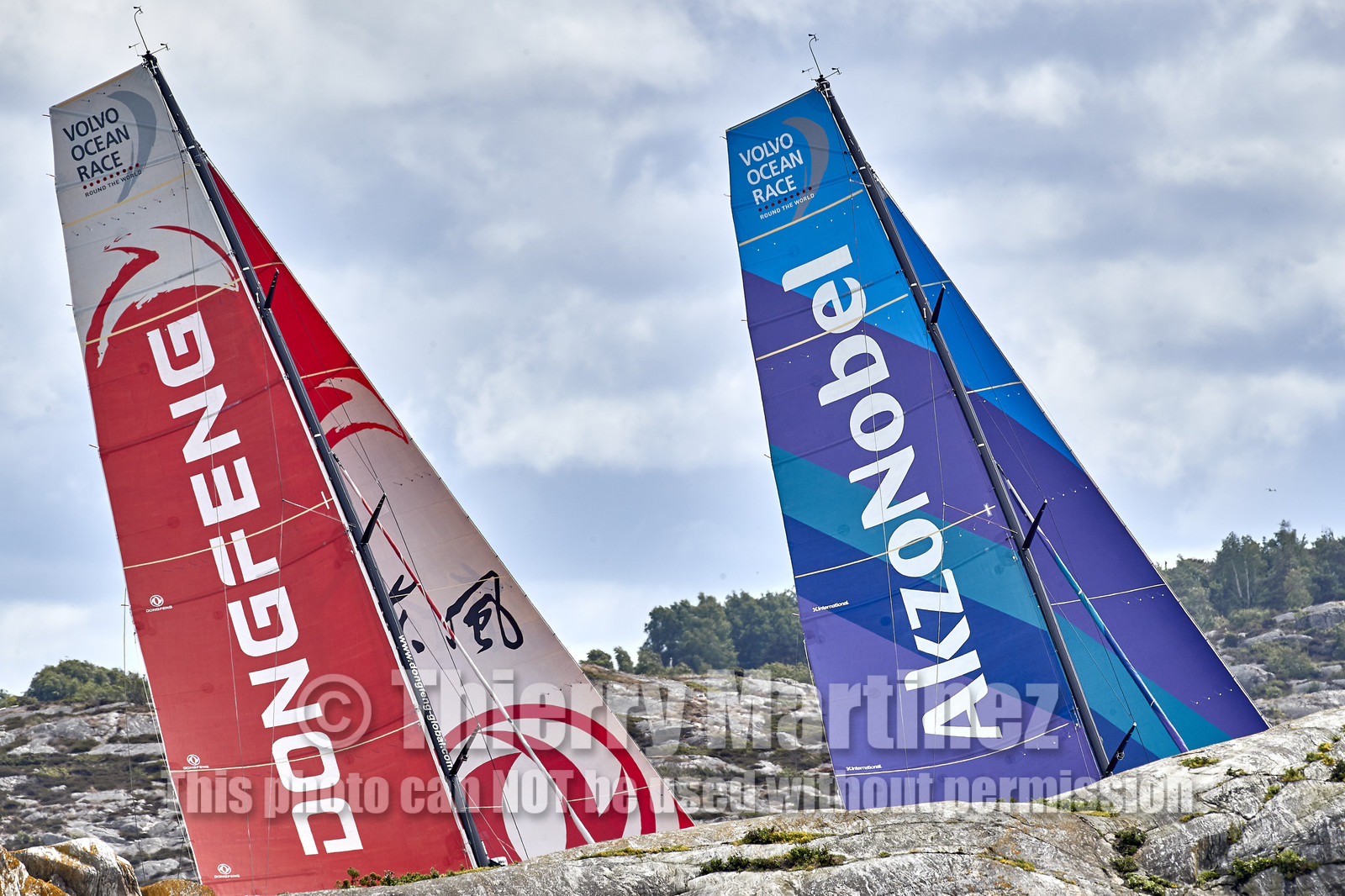 team AkzoNobel  in Volvo Ocean Race 2017-18.