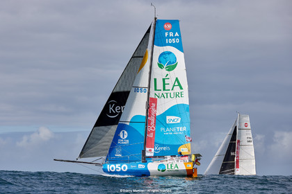 23_22160   © Thierry Martinez. LES SABLES D'OLONNE, 85 - FRANCE 25 septembre 2023.Départ MINI TRANSAT 2023. Départ du Dimanche 24 septembre retardé au Lundi 25 Sept .Les Sables d’Olonne (FRA)    Santa Cruz de la Palma ( Canaries)    St François ( Guadeloupe): 4050 NM.
