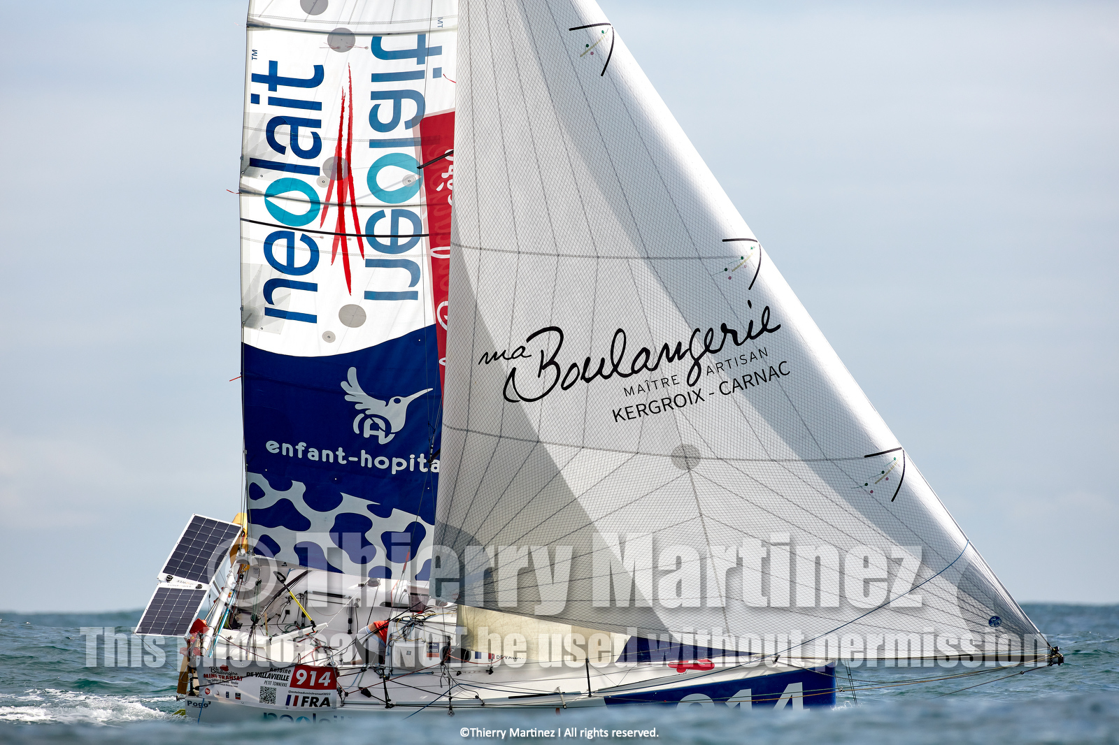 23_22779   © Thierry Martinez. LES SABLES D'OLONNE, 85 - FRANCE 25 septembre 2023.Départ MINI TRANSAT 2023. Départ du Dimanche 24 septembre retardé au Lundi 25 Sept .Les Sables d’Olonne (FRA)    Santa Cruz de la Palma ( Canaries)    St François ( Guadeloupe): 4050 NM.