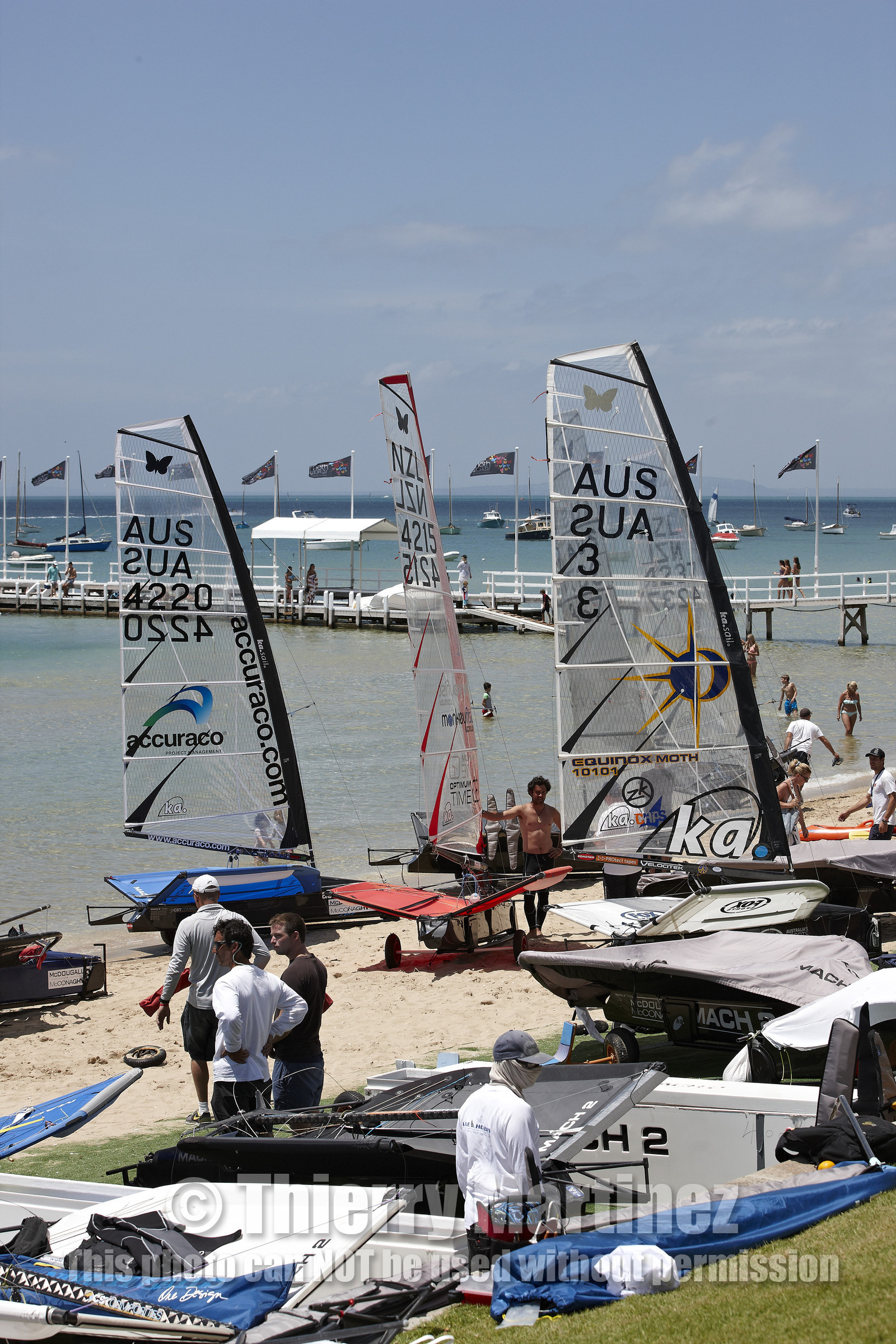 2015 McDougall + McConaghy Moth Worlds. Sorrento - VIC AUSTRALIA  . 6 16 January 2015. Organize by Sorrento Sailing Couta Boat Club.