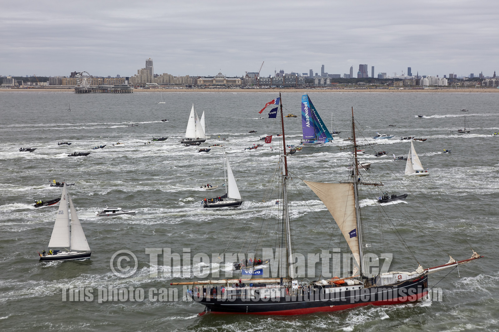 team AkzoNobel  in Volvo Ocean Race 2017-18.