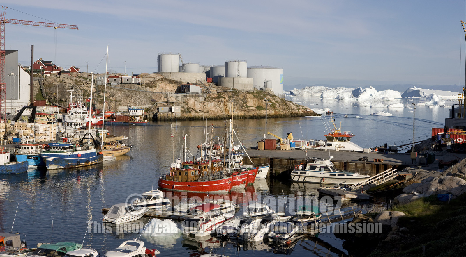Schooner LA LOUISE sailing on west coast of Greenland.