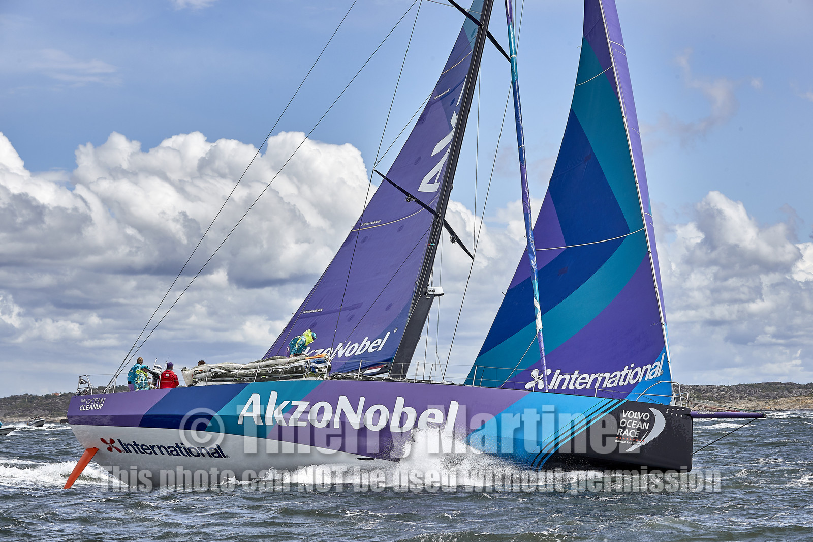 team AkzoNobel  in Volvo Ocean Race 2017-18.