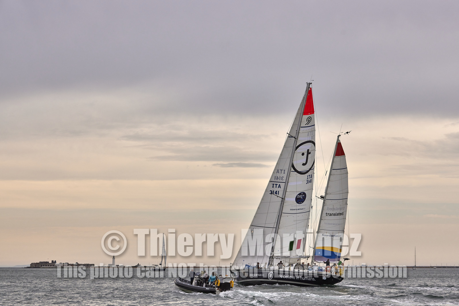 23_20019   © Thierry Martinez.SOUTHAMPTON,  - UK 10 septembre 2023.OCEAN GLOBE RACE 2023.Start Leg 1 : Southampton ( UK)   Cape Town ( South Africa)