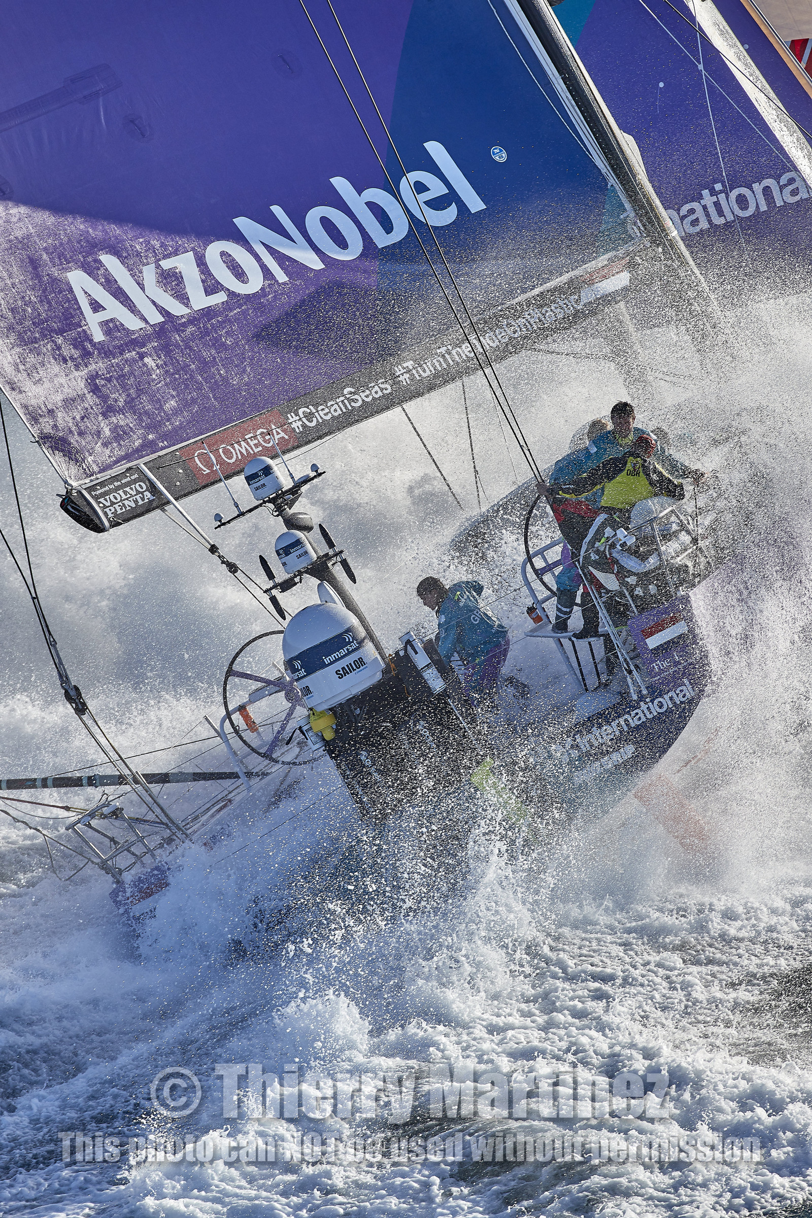 team AkzoNobel  in Volvo Ocean Race 2017-18.