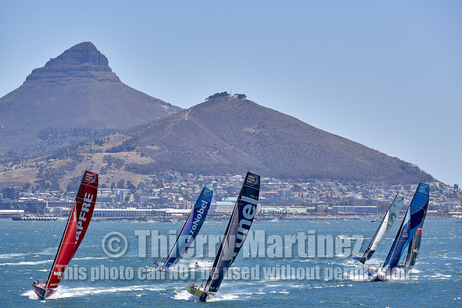 team AkzoNobel  in Volvo Ocean Race 2017-18.