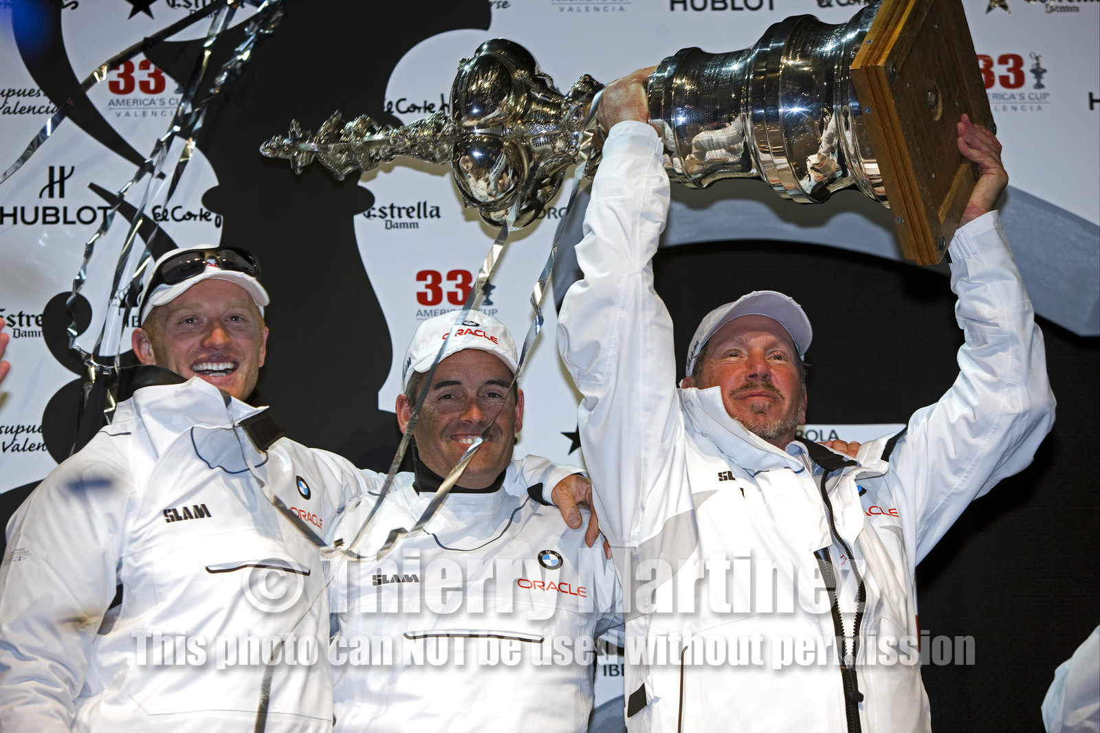 33rd  AMERICA'S CUP Valencia Spain, February 2010 - Defender:  ALINGHI (ALINGHI 5) vs Challenger : BMW Oracle Racing (USA 17)