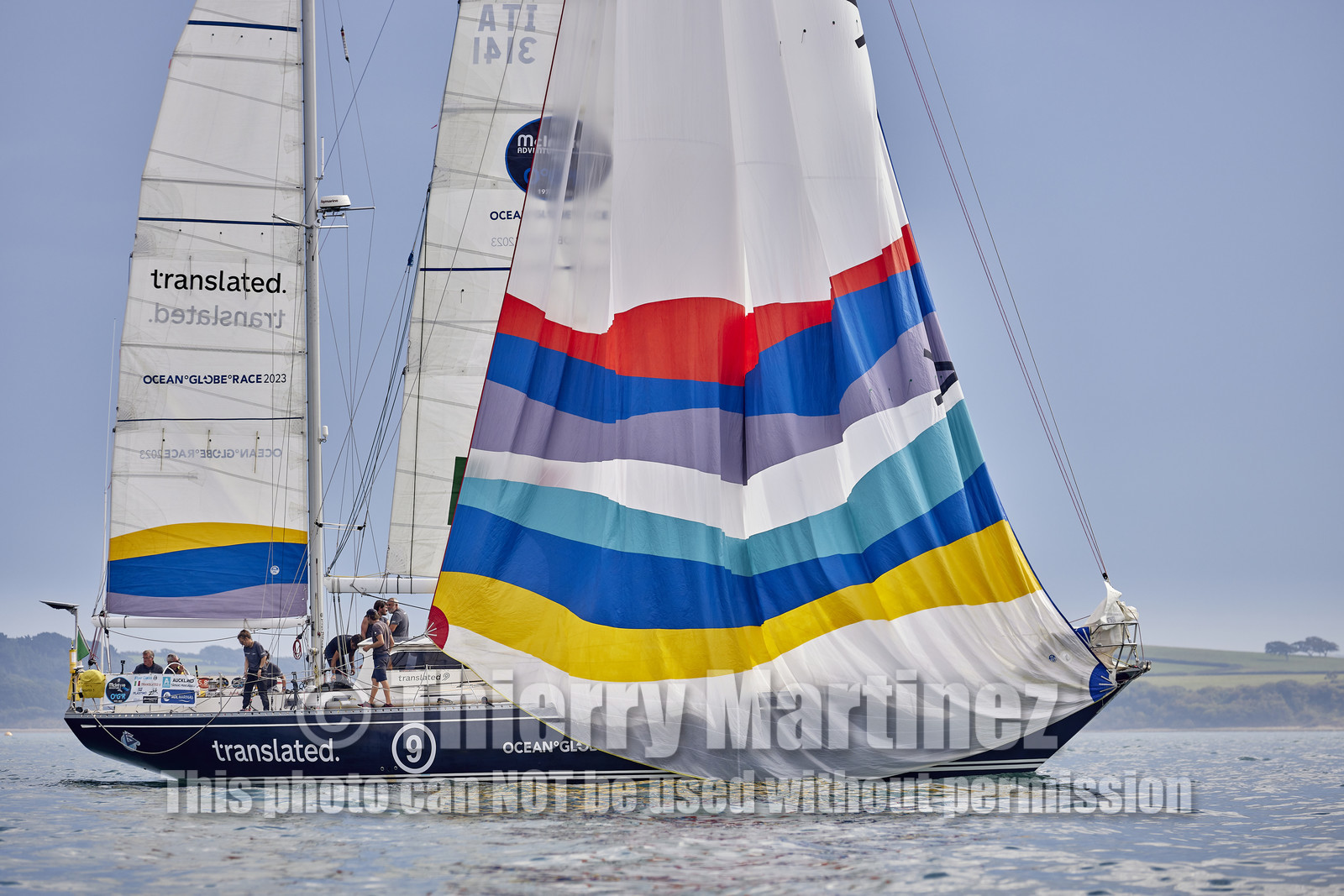 23_19880   © Thierry Martinez.SOUTHAMPTON,  - UK 10 septembre 2023.OCEAN GLOBE RACE 2023.Start Leg 1 : Southampton ( UK)   Cape Town ( South Africa)