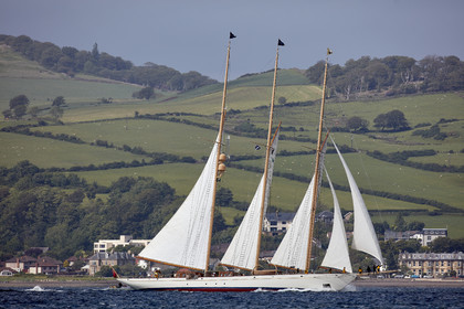 22_17006   © Thierry Martinez.FAIRLIE,SCOTLAND - UK 11th June 20222022 RICHARD MILLE FIFE REGATTA.Day 1. Race cancelled , too much wind…