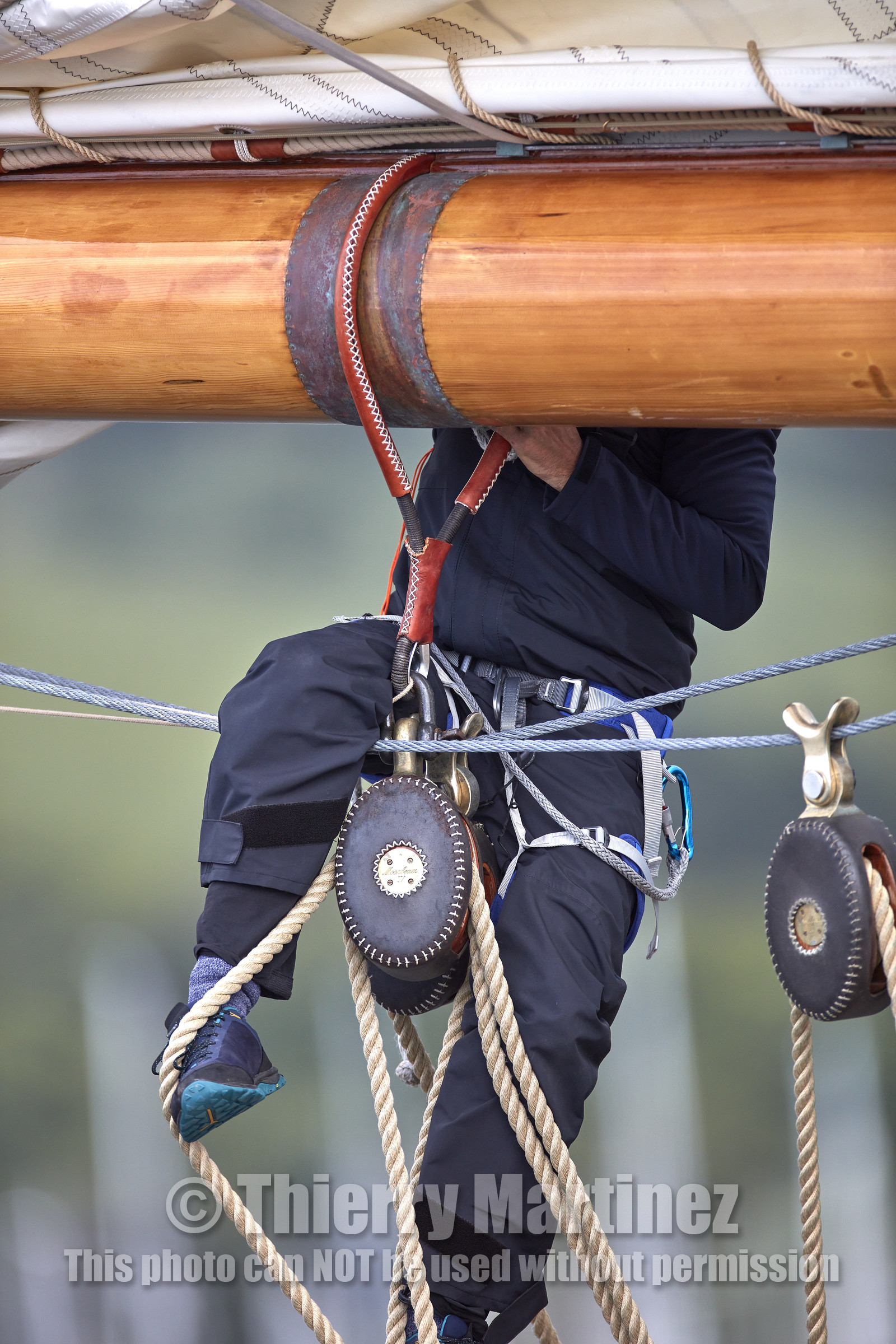 22_17006   © Thierry Martinez.FAIRLIE,SCOTLAND - UK 11th June 20222022 RICHARD MILLE FIFE REGATTA.Day 1. Race cancelled , too much wind…