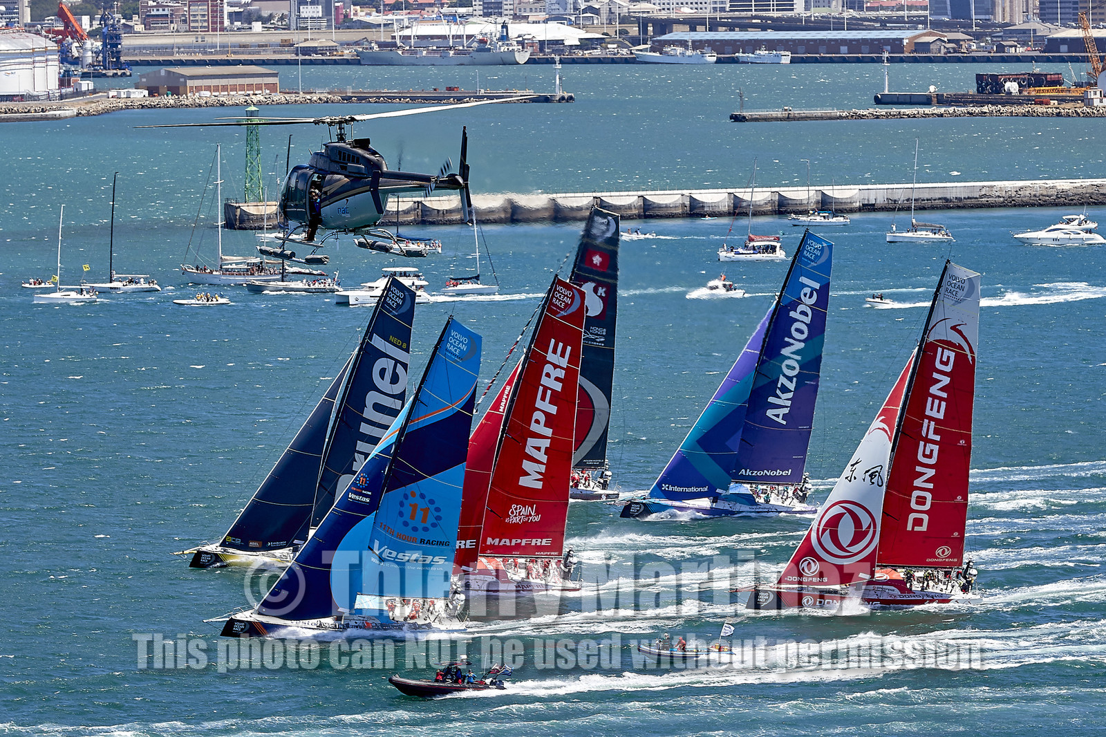 team AkzoNobel  in Volvo Ocean Race 2017-18.