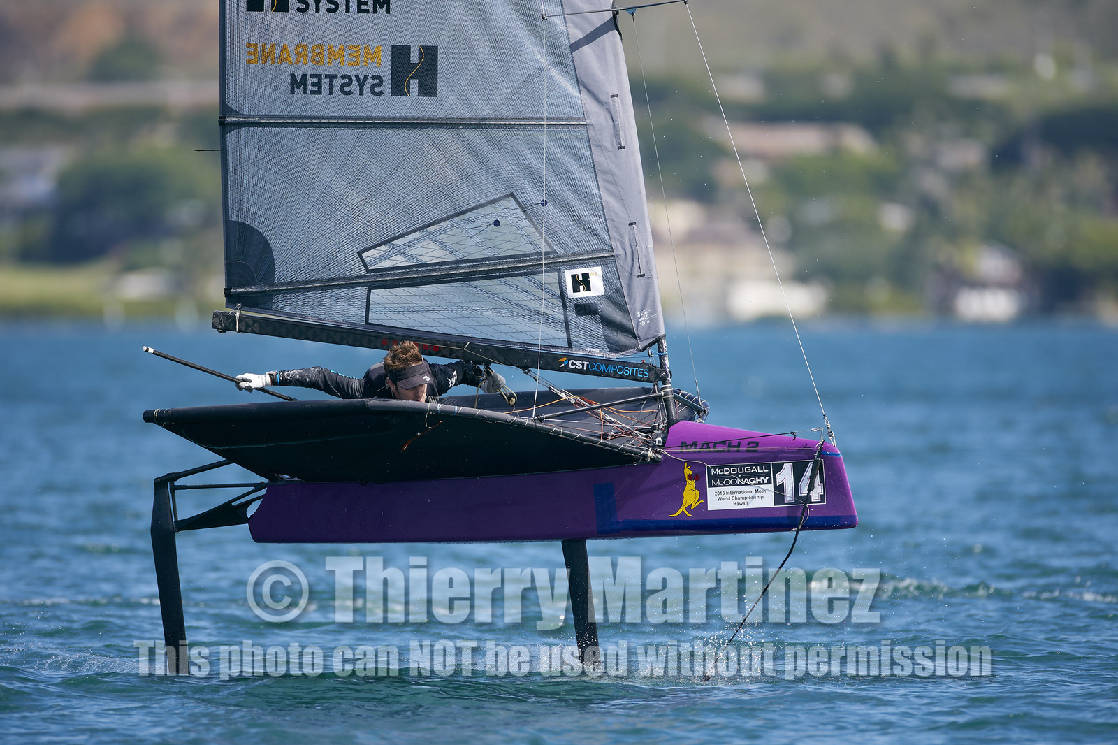 2013 US National International Moth - Kaneohe Bay - Hawaii -USA . 10-11 October 2013