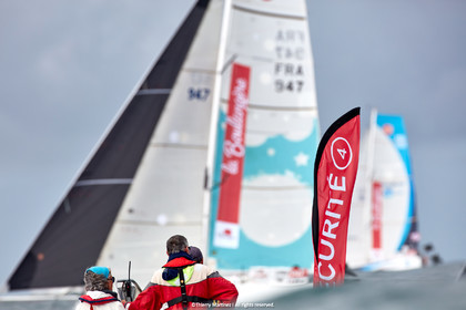 23_22538   © Thierry Martinez. LES SABLES D'OLONNE, 85 - FRANCE 25 septembre 2023.Départ MINI TRANSAT 2023. Départ du Dimanche 24 septembre retardé au Lundi 25 Sept .Les Sables d’Olonne (FRA)    Santa Cruz de la Palma ( Canaries)    St François ( Guadeloupe): 4050 NM.