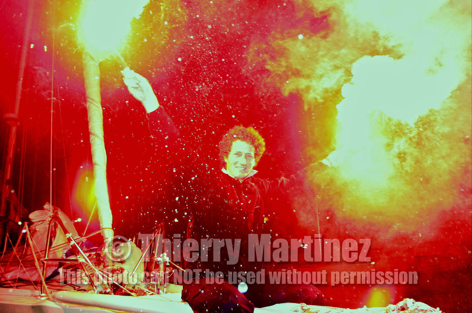 2000 Vendee Globe. Finish. Les Sables d'Olonne(FRA)