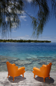 15_026653  ©ThMartinez Sea&Co.  RANGIROA - ARCHIPEL des TUAMOTU. POLYNESIE FRANCAISE .  8 Février 2015. .Le relais de Joséphine..