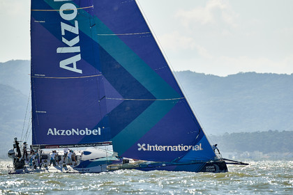 team AkzoNobel  in Volvo Ocean Race 2017-18.