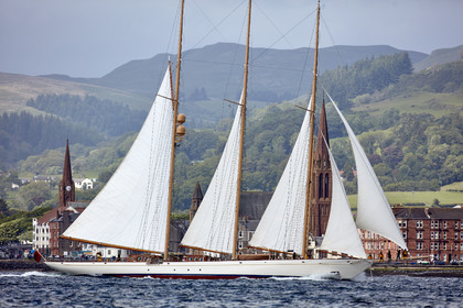 22_17006   © Thierry Martinez.FAIRLIE,SCOTLAND - UK 11th June 20222022 RICHARD MILLE FIFE REGATTA.Day 1. Race cancelled , too much wind…