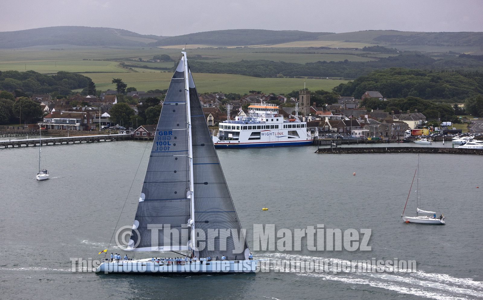 JP Morgan Asset Management Round The Island Race. 20 June 2009.