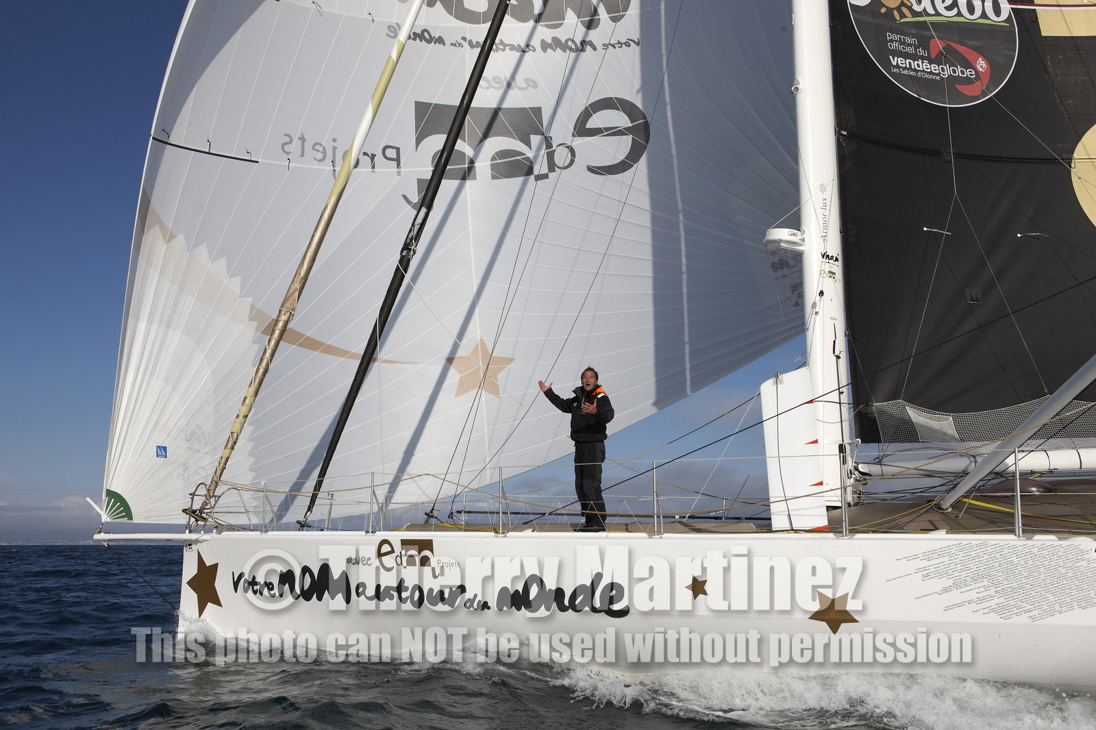 VOTRE NOM AUTOUR DU MONDE , skipper Bertrand de Broc (FRA)