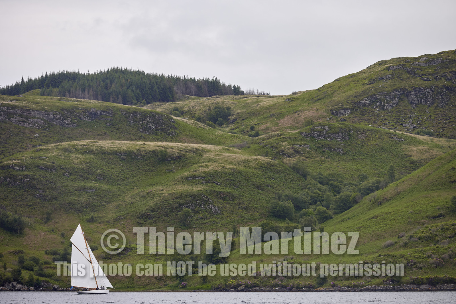 22_21883  © Thierry Martinez.FAIRLIE,SCOTLAND - UK 14th June 20222022 RICHARD MILLE FIFE REGATTA.Day 4 :ROTHESAY (ISLE OF BUTE) to PORTAVADIE.