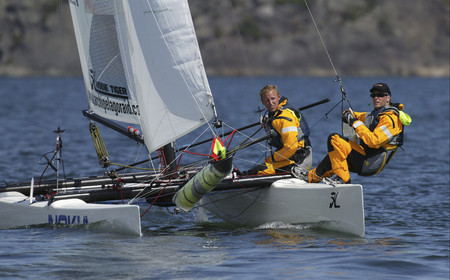 03_3039D  © Th.Martinez,STOCKHOLM ARCHIPELAGO SWEDEN, 8 07 03-Archipelago Raid (2003)  Day 1. Team NOKIA-Adilstam  .Frederik Aldistam (SWe) & Tomas Marimon (SWE)