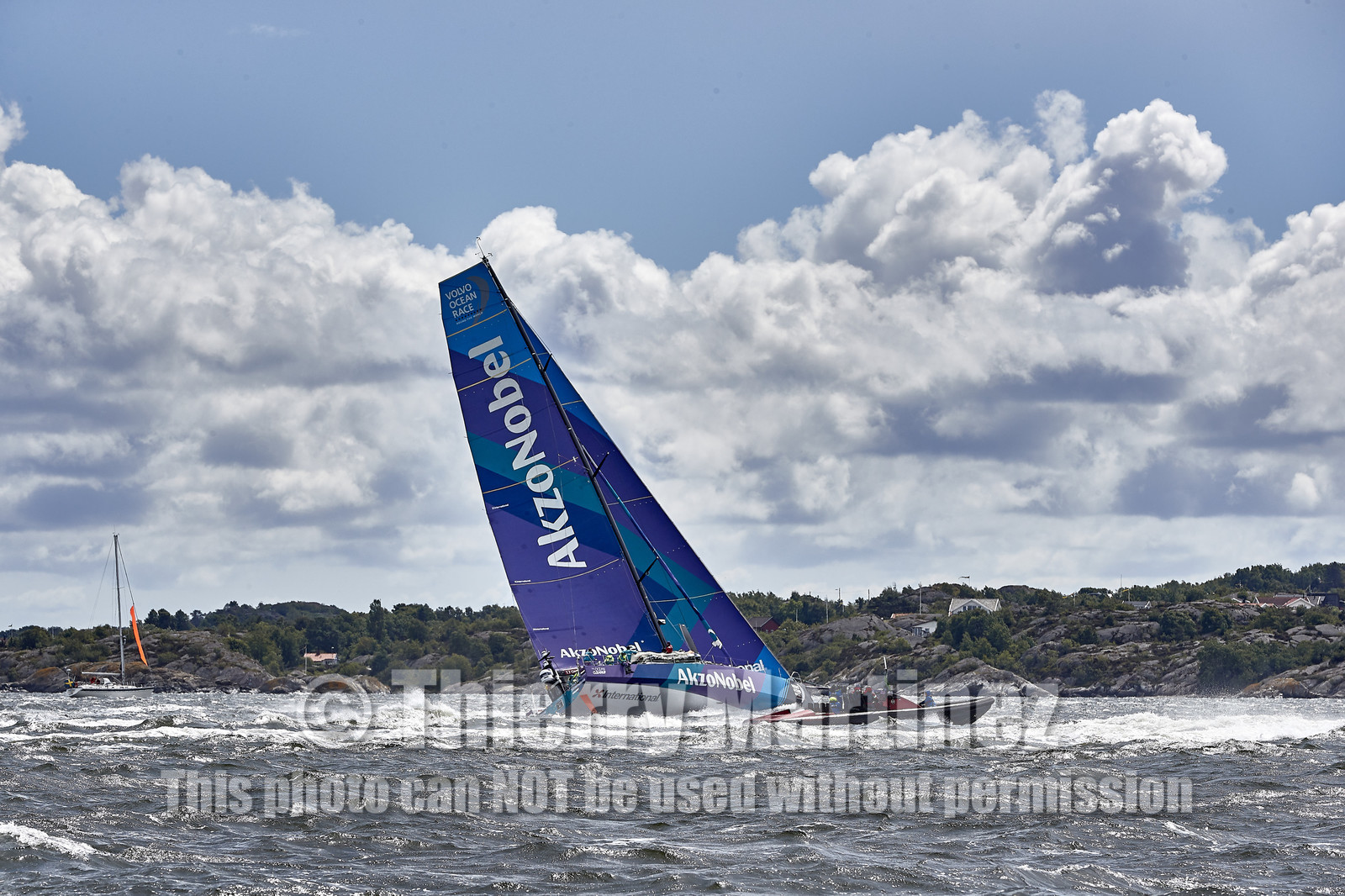 team AkzoNobel  in Volvo Ocean Race 2017-18.