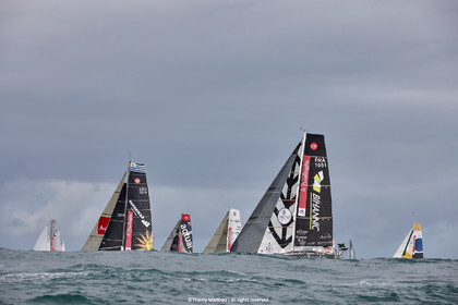 23_22013   © Thierry Martinez. LES SABLES D'OLONNE, 85 - FRANCE 25 septembre 2023.Départ MINI TRANSAT 2023. Départ du Dimanche 24 septembre retardé au Lundi 25 Sept .Les Sables d’Olonne (FRA)    Santa Cruz de la Palma ( Canaries)    St François ( Guadeloupe): 4050 NM.