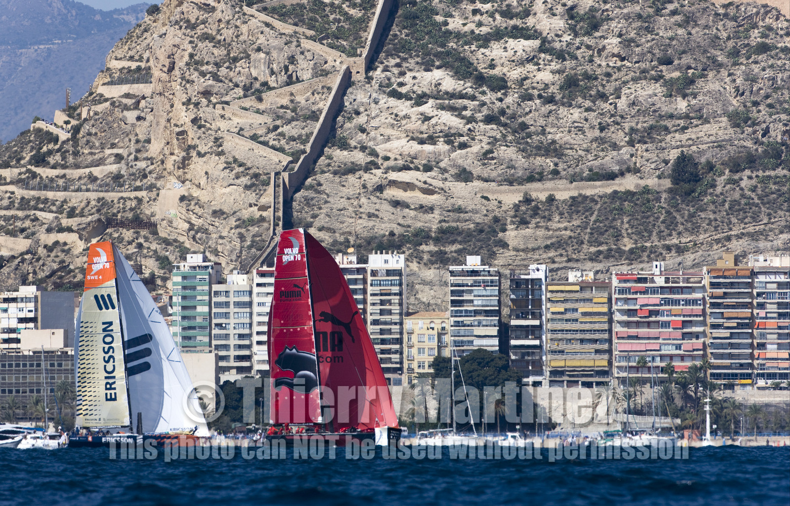 VOLVO OCEAN RACE - 2008 2009. IN-PORT RACE in Alicante-Spain.