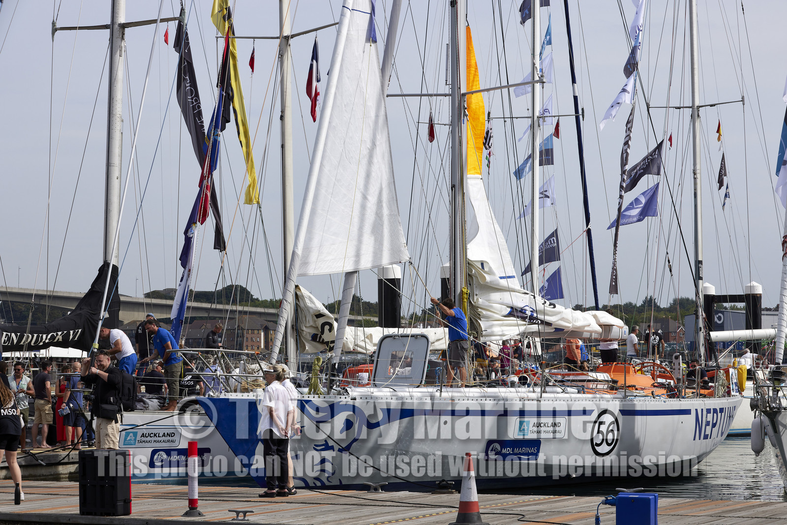 23_17512   © Thierry Martinez. SOUTHAMPTON,  - UK 8 septembre 2023.OCEAN GLOBE RACE 2023.Start Leg 1 Sunday 10th Sept 2023: Southampton ( UK)   Cape Town ( South Africa) - 6650NM.