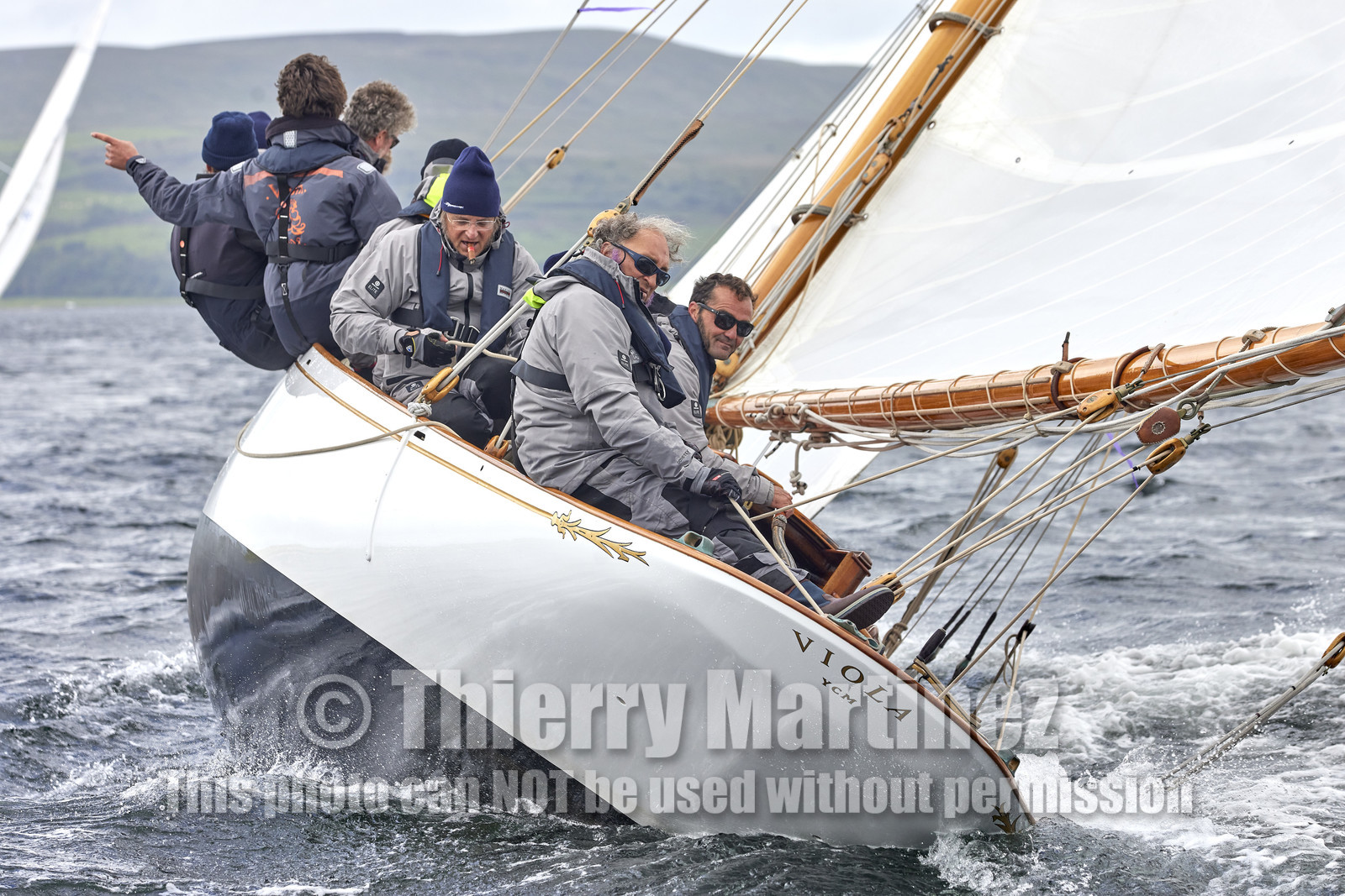 22_17006   © Thierry Martinez.FAIRLIE,SCOTLAND - UK 13th June 20222022 RICHARD MILLE FIFE REGATTA.Day 3;