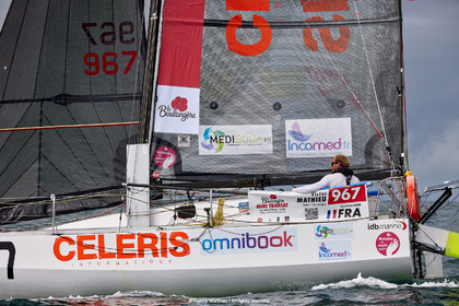 23_22033   © Thierry Martinez. LES SABLES D'OLONNE, 85 - FRANCE 25 septembre 2023.Départ MINI TRANSAT 2023. Départ du Dimanche 24 septembre retardé au Lundi 25 Sept .Les Sables d’Olonne (FRA)    Santa Cruz de la Palma ( Canaries)    St François ( Guadeloupe): 4050 NM.