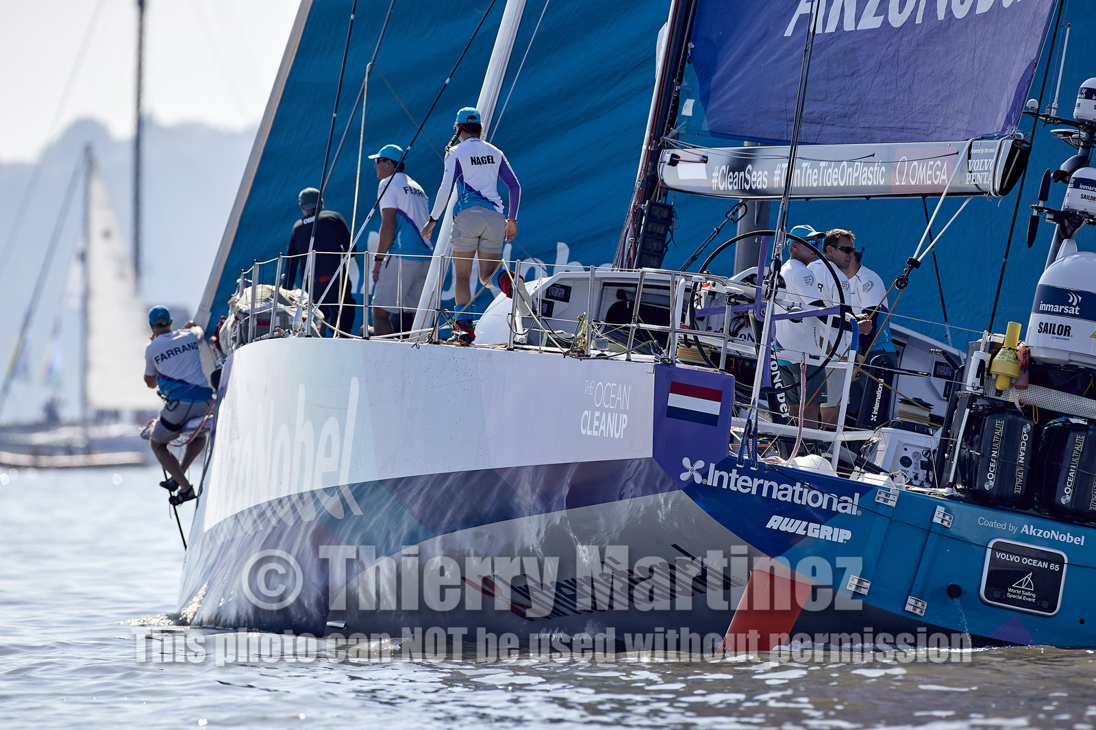 team AkzoNobel  in Volvo Ocean Race 2017-18.