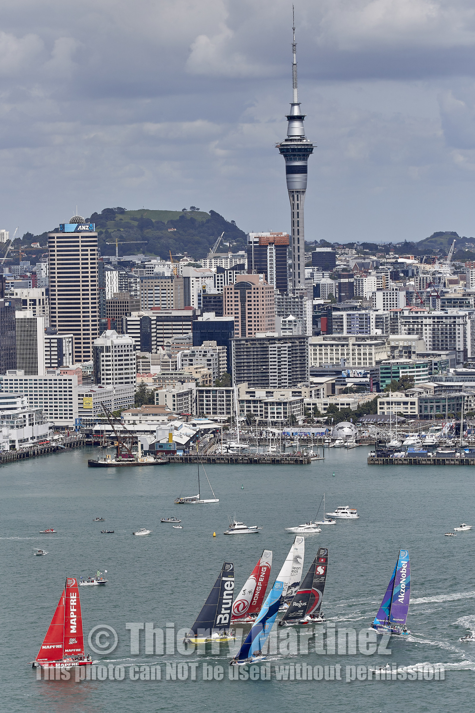 team AkzoNobel  in Volvo Ocean Race 2017-18.
