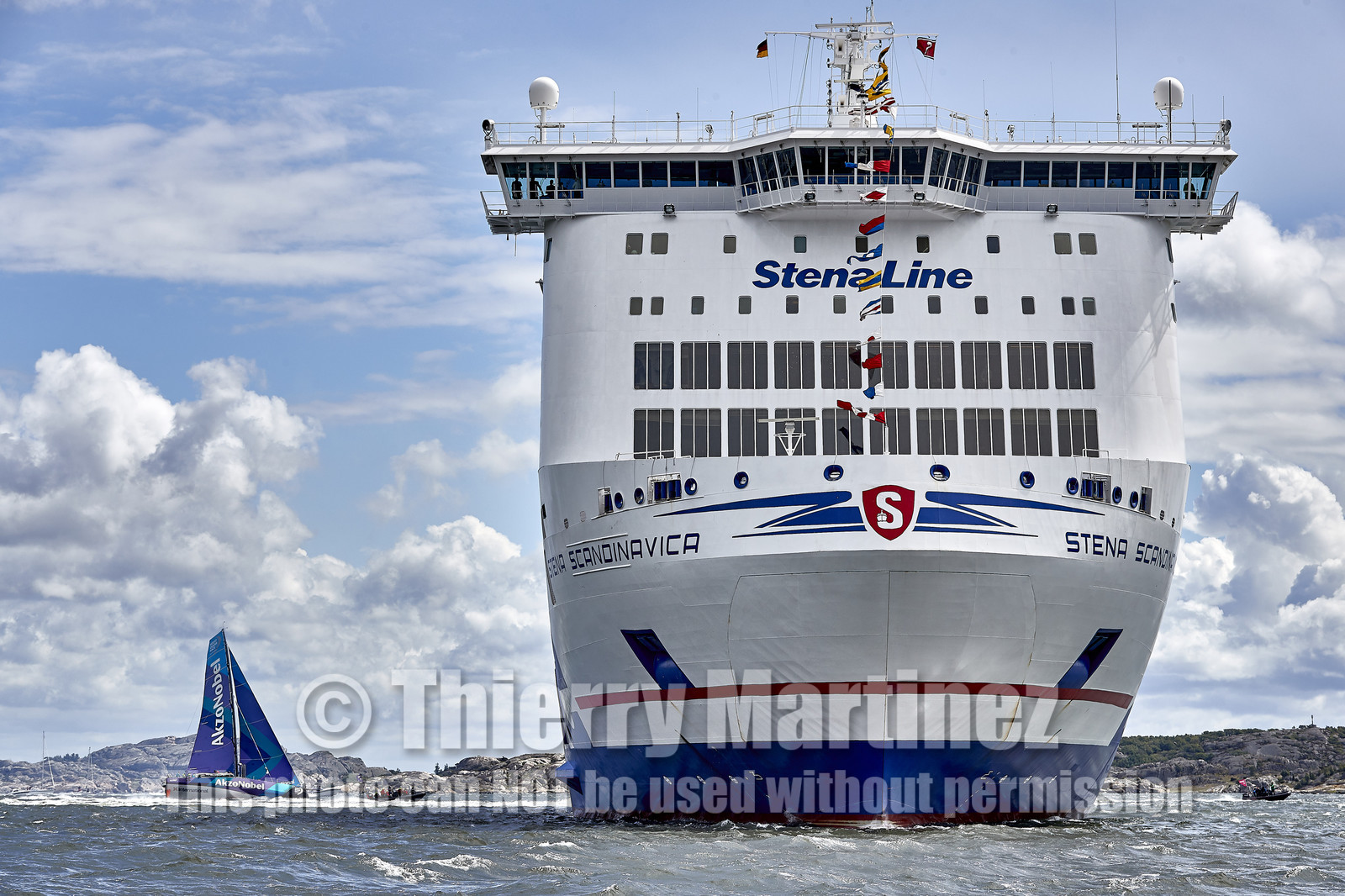 team AkzoNobel  in Volvo Ocean Race 2017-18.