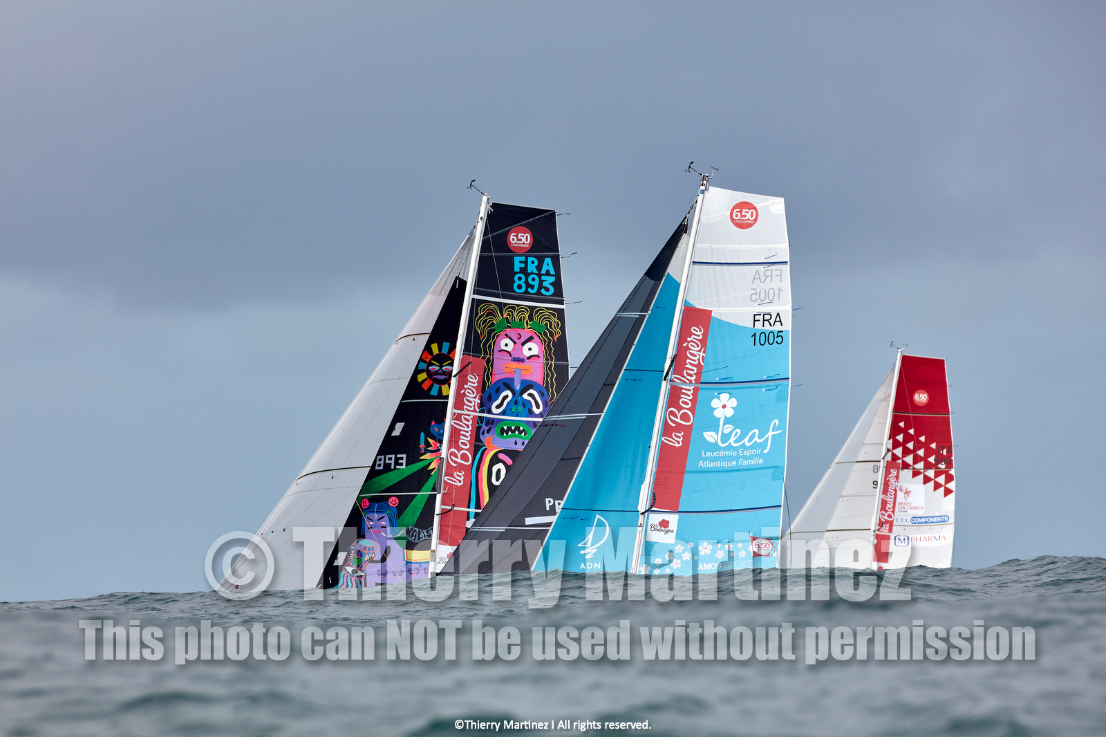 23_22545   © Thierry Martinez. LES SABLES D'OLONNE, 85 - FRANCE 25 septembre 2023.Départ MINI TRANSAT 2023. Départ du Dimanche 24 septembre retardé au Lundi 25 Sept .Les Sables d’Olonne (FRA)    Santa Cruz de la Palma ( Canaries)    St François ( Guadeloupe): 4050 NM.
