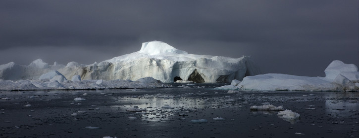 Schooner LA LOUISE sailing on west coast of Greenland.