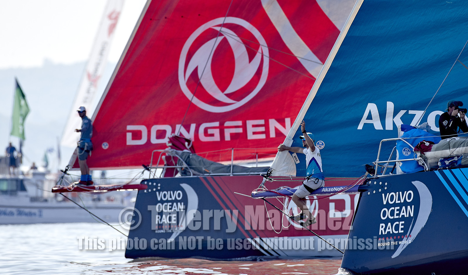 team AkzoNobel  in Volvo Ocean Race 2017-18.