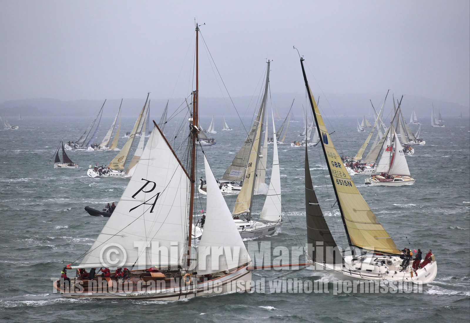 JP Morgan Asset Management Round The Island Race. 80th Anniversary race.