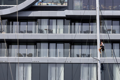 23_17546   © Thierry Martinez. SOUTHAMPTON,  - UK 8 septembre 2023.OCEAN GLOBE RACE 2023.Start Leg 1 Sunday 10th Sept 2023: Southampton ( UK)   Cape Town ( South Africa) - 6650NM.