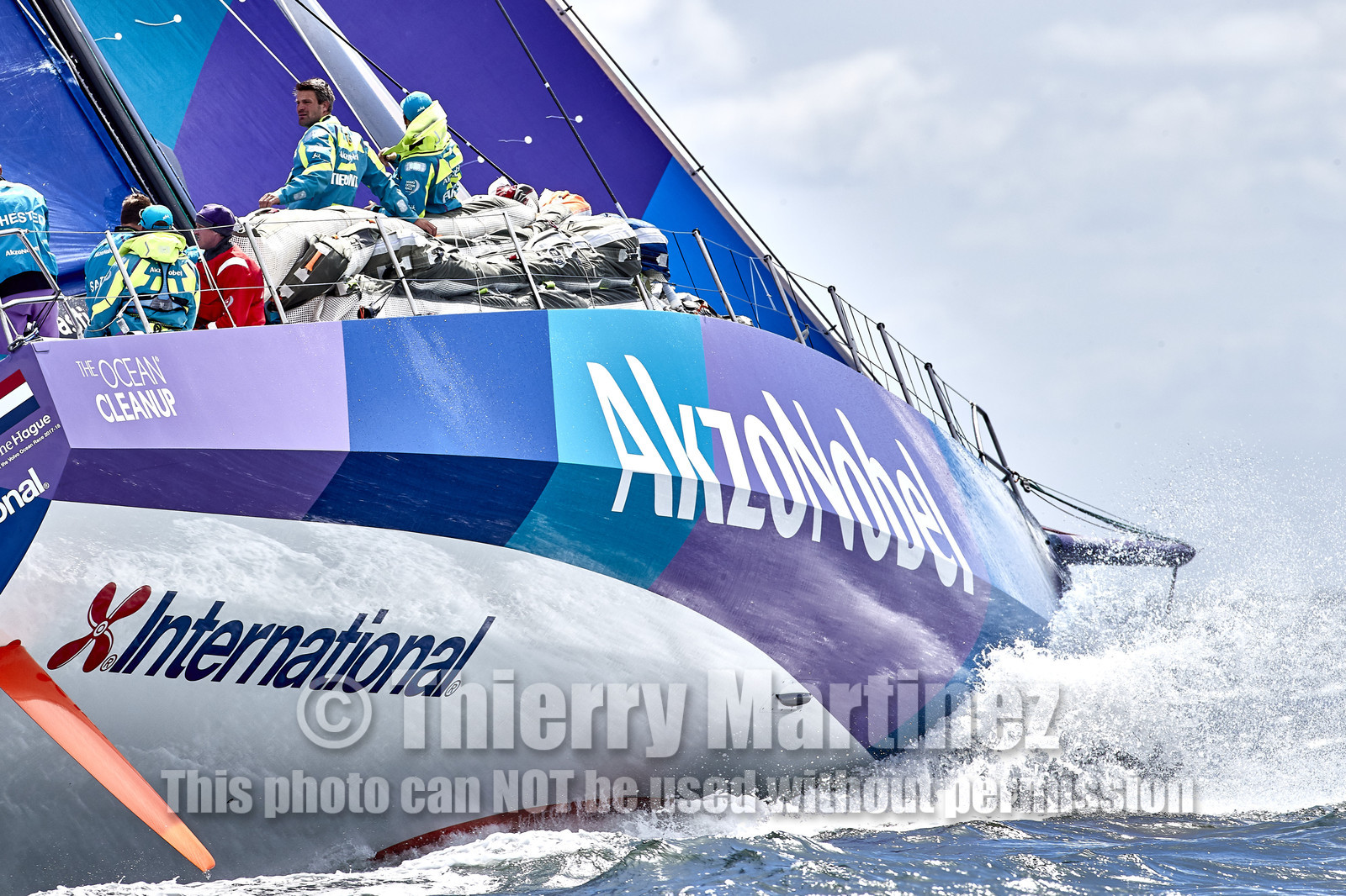team AkzoNobel  in Volvo Ocean Race 2017-18.