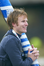 2012 13 VENDEE GLOBE. Winner arrival in Les sables d'Olonne (FRA