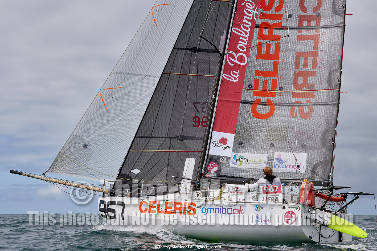 23_22038   © Thierry Martinez. LES SABLES D'OLONNE, 85 - FRANCE 25 septembre 2023.Départ MINI TRANSAT 2023. Départ du Dimanche 24 septembre retardé au Lundi 25 Sept .Les Sables d’Olonne (FRA)    Santa Cruz de la Palma ( Canaries)    St François ( Guadeloupe): 4050 NM.
