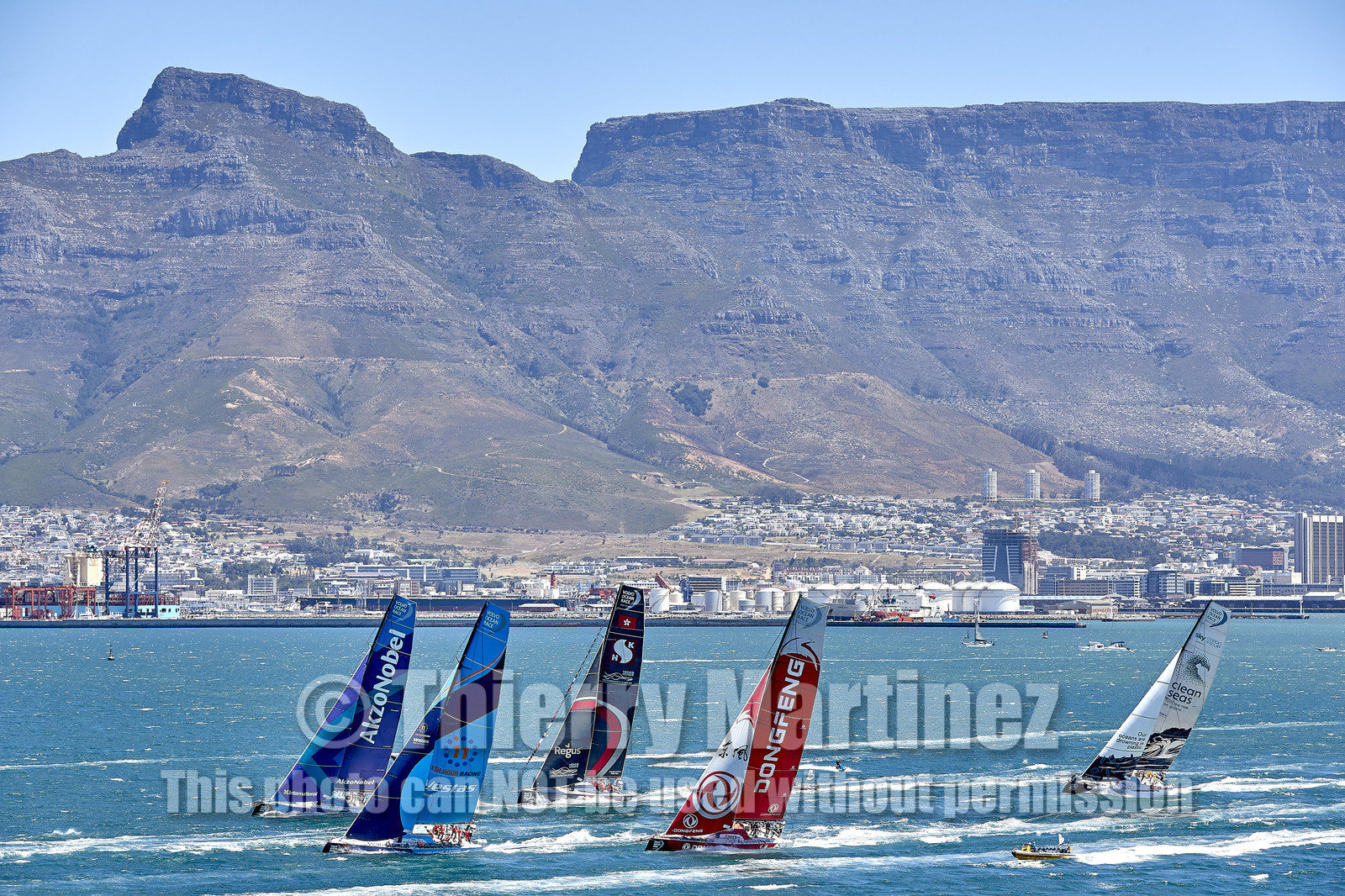 team AkzoNobel  in Volvo Ocean Race 2017-18.