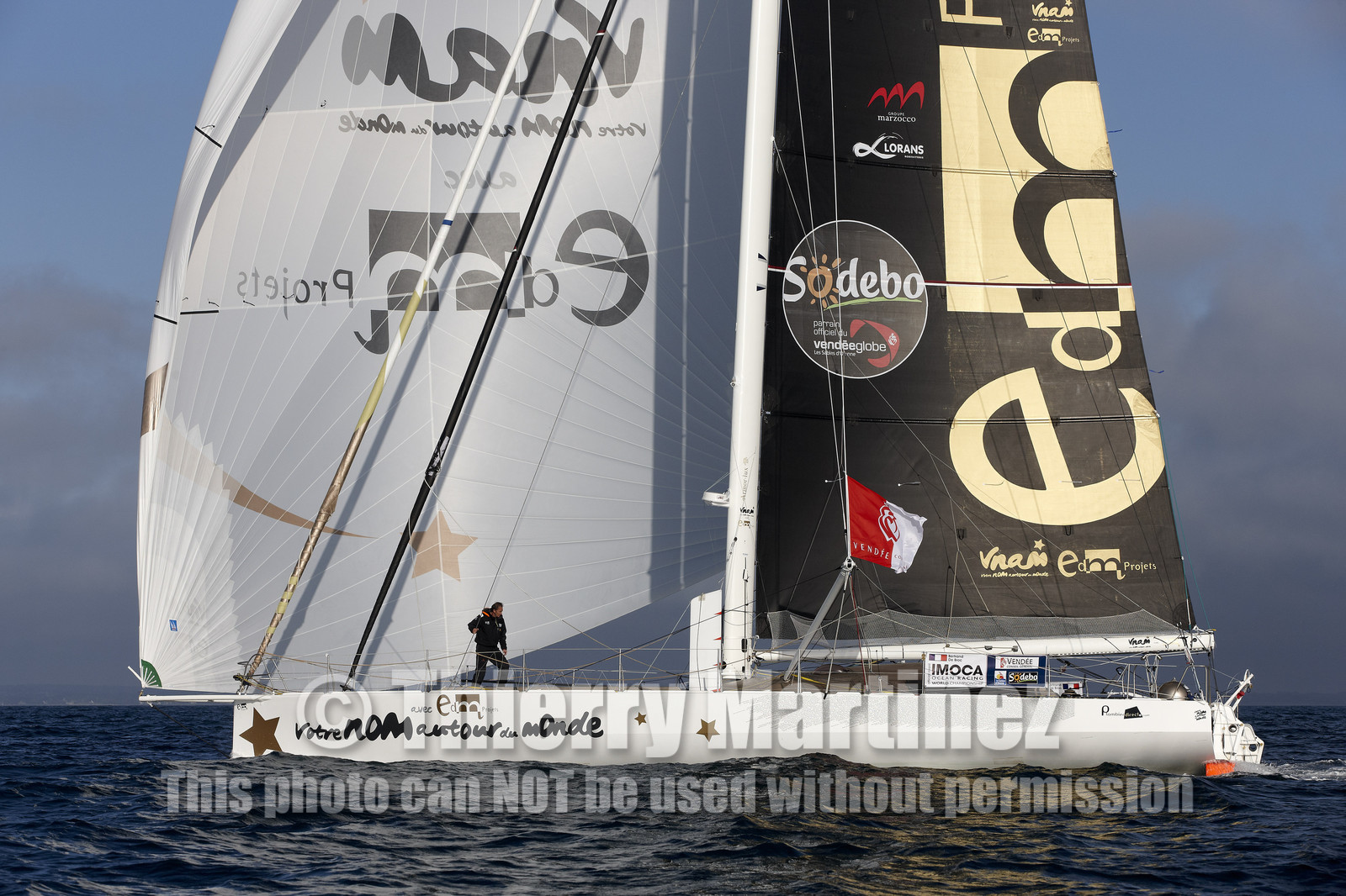 VOTRE NOM AUTOUR DU MONDE , skipper Bertrand de Broc (FRA)