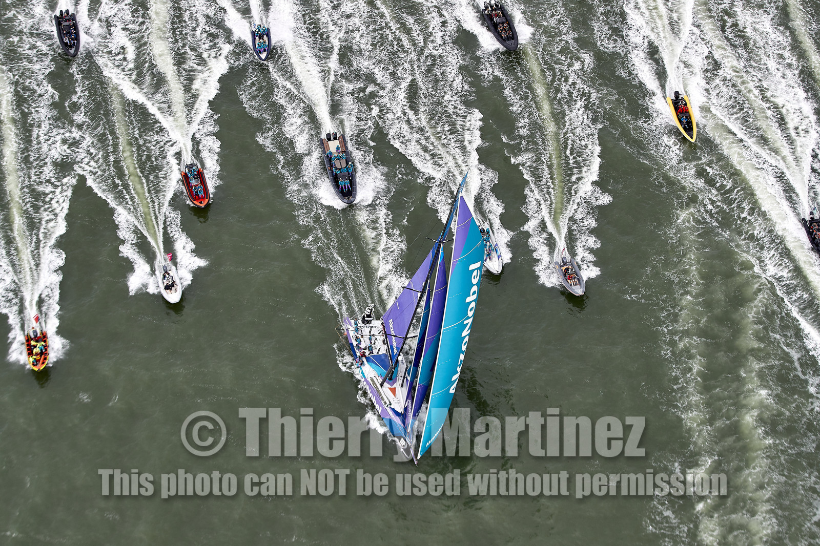 team AkzoNobel  in Volvo Ocean Race 2017-18.