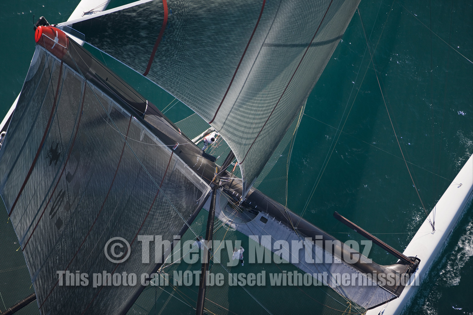 33rd  AMERICA'S CUP Valencia Spain, February 2010 - Defender:  ALINGHI (ALINGHI 5) vs Challenger : BMW Oracle Racing (USA 17)