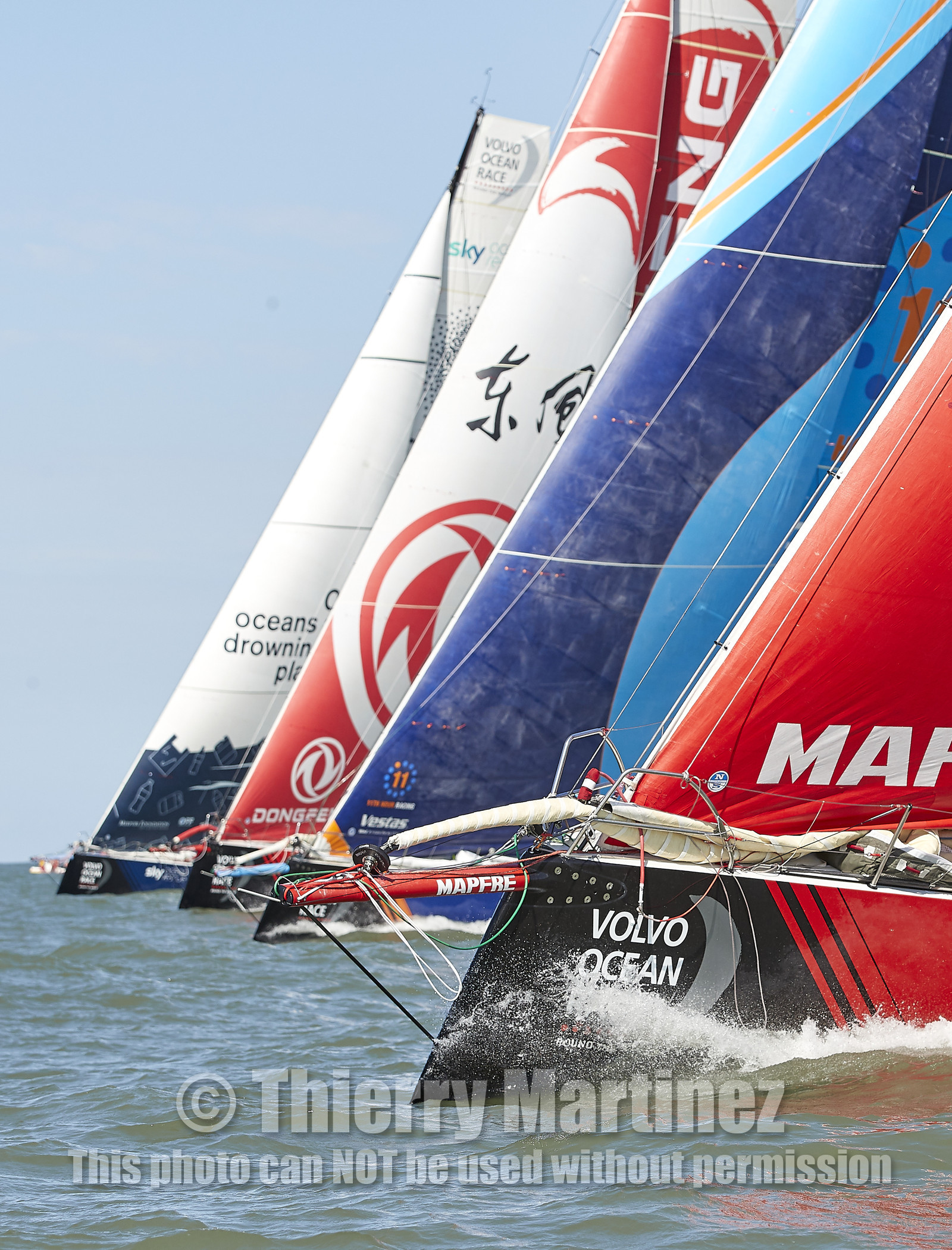 team AkzoNobel  in Volvo Ocean Race 2017-18.